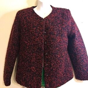 Kathie Lee Red &Black Blazer & Jacket